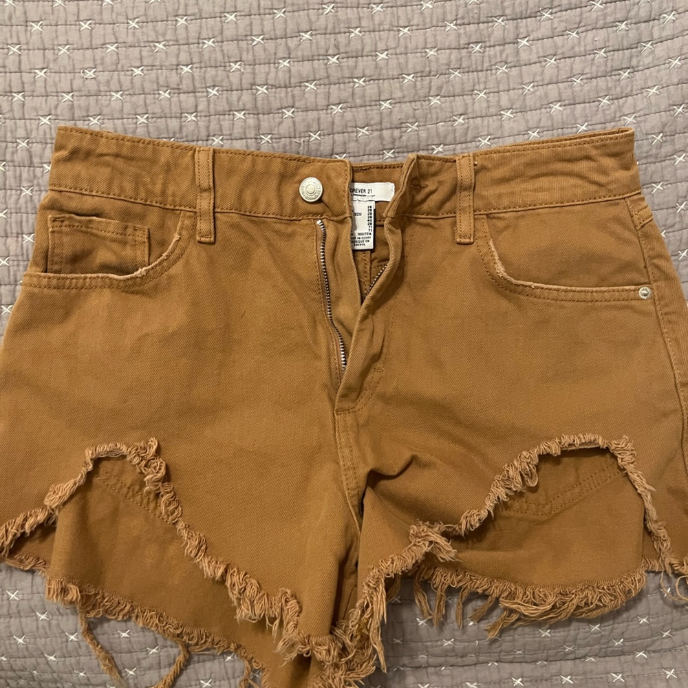Forever 21 tan shorts. Never worn.